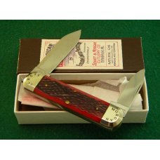 Schatt & Morgan Titusville PA. 2005 Crimson Bone Sunfish Knife - NIB Schatt & Morgan Titusville PA. 2005 Crimson Bone Sunfish Knife - NIB