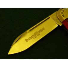 Schatt & Morgan Titusville PA. 2005 Crimson Bone Sunfish Knife - NIB Schatt & Morgan Titusville PA. 2005 Crimson Bone Sunfish Knife - NIB