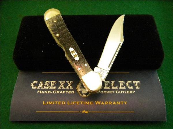 Case XX Select USA 2001 Pitch Black Select Bone 61549L SS Copperlock Knife - NIB Case XX Select USA 2001 Pitch Black Select Bone 61549L SS Copperlock Knife - NIB