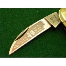 Bulldog Brand Solingen Germany Stag Wharncliffe Whittler Knife - NIB Bulldog Brand Solingen Germany Stag Wharncliffe Whittler Knife - NIB