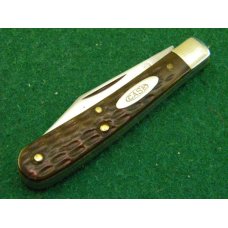 Rare Case XX (Circle C Tested Era) 6229 1/2 Green Bone Tadpole Knife C. 1940-1946 Rare Case XX (Circle C Tested Era) 6229 1/2 Green Bone Tadpole Knife C. 1940-1946