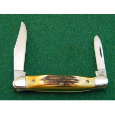 Case XX SS USA 52109X SSP 10 Dot (1980) 75th Anniversary Stag Baby Copperhead Knife - Mint Case XX SS USA 52109X SSP 10 Dot (1980) 75th Anniversary Stag Baby Copperhead Knife - Mint