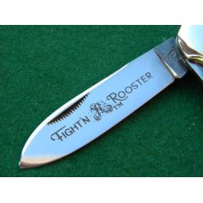 Fight'n Rooster Frank Buster Celebrated Cutlery Germany Stag Canoe Jack Knife - Mint Fight'n Rooster Frank Buster Celebrated Cutlery Germany Stag Canoe Jack Knife - Mint