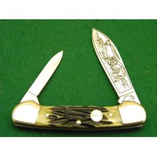 Remington USA Genuine Stag 2003 Wildlife Series Canoe Knife - NIB Remington USA Genuine Stag 2003 Wildlife Series Canoe Knife - NIB