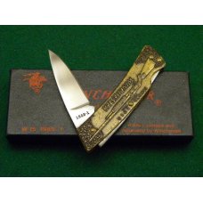 Winchester Trademark USA W 15 1988-1 Brass Lockback Knife - NIB Winchester Trademark USA W 15 1988-1 Brass Lockback Knife - NIB