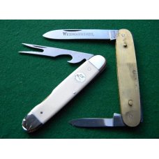 Weidmannsheil Solingen Germany Ivory Take Apart Hobo Knife Weidmannsheil Solingen Germany Ivory Take Apart Hobo Knife