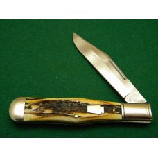 Schatt & Morgan Titusville PA. 2005 Stag 031302 Coke Bottle Knife - NIB Schatt & Morgan Titusville PA. 2005 Stag 031302 Coke Bottle Knife - NIB