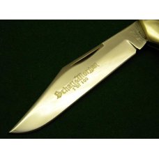 Schatt & Morgan Titusville PA. 2009 Buffalo Horn 04182L Lockback Coke Bottle Knife - NIB Schatt & Morgan Titusville PA. 2009 Buffalo Horn 04182L Lockback Coke Bottle Knife - NIB