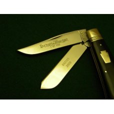 Schatt & Morgan Titusville PA. 2009 Buffalo Horn 042101 Jumbo Trapper Knife - NIB Schatt & Morgan Titusville PA. 2009 Buffalo Horn 042101 Jumbo Trapper Knife - NIB