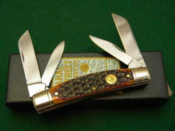 Canal Street Cutlery Co. Caramel Aberdeen Bone Congress Knife - 1 of 50 - NIB Canal Street Cutlery Co. Caramel Aberdeen Bone Congress Knife - 1 of 50 - NIB