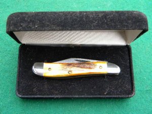 Case XX SS USA 5120 SSP 8 Dot (1982) Stag Peanut Knife - MIB