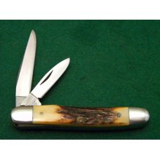 Case XX Stainless USA 1 Dot (1979) Bradford Centennial Stag 52027 SSP Little Stockman Knife Case XX Stainless USA 1 Dot (1979) Bradford Centennial Stag 52027 SSP Little Stockman Knife