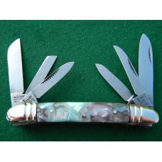 Bulldog Brand Solingen Germany 1998 Celluloid 6 Blade Congress Tobacco Knife - NIB Bulldog Brand Solingen Germany 1998 Celluloid 6 Blade Congress Tobacco Knife - NIB