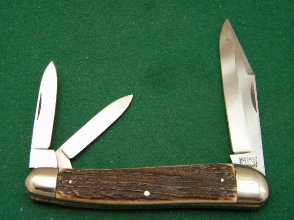 Hoffritz NY Germany Big Stag Whittler Knife