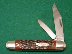 Case XX USA 1965-69 Bone 62055 Little Cigar Knife