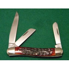Rare Case XX Stainless USA 1965-69 Bone 6318 HP SSP Polished Stainless Stockman Knife Rare Case XX Stainless USA 1965-69 Bone 6318 HP SSP Polished Stainless Stockman Knife
