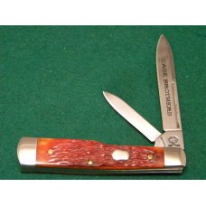 Case Bros. Cutlery Co. USA 2004 Chestnut Bone 6215 SS Gunstock Knife - NIB Case Bros. Cutlery Co. USA 2004 Chestnut Bone 6215 SS Gunstock Knife - NIB