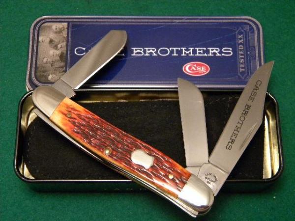Case Bros. Cutlery Co. USA Chestnut Bone 6347 SS Stockman Knife - NIB Case Bros. Cutlery Co. USA Chestnut Bone 6347 SS Stockman Knife - NIB