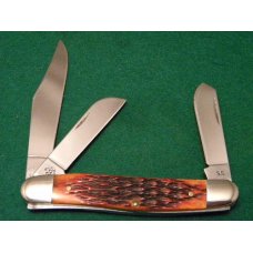 Case Bros. Cutlery Co. USA Chestnut Bone 6347 SS Stockman Knife - NIB Case Bros. Cutlery Co. USA Chestnut Bone 6347 SS Stockman Knife - NIB