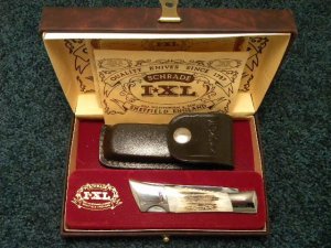 Schrade Wostenholm IXL Sheffield England Stag Lockback - MIB