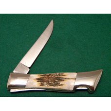 Schrade Wostenholm IXL Sheffield England Stag Lockback - MIB Schrade Wostenholm IXL Sheffield England Stag Lockback - MIB