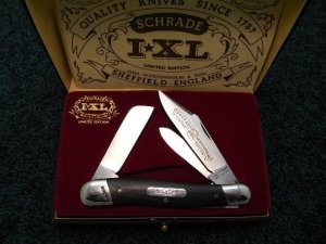 Schrade Wostenholm IXL Sheffield England Big Wood Stockman Knife - MIB