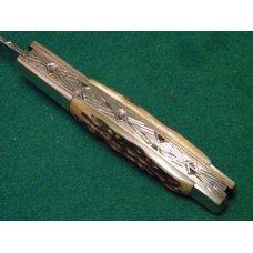 Col. Coon Tenn., USA 1987 Colonel Coon Knife Collectors Stag Stockman Knife *Fileworked* - NIB Col. Coon Tenn., USA 1987 Colonel Coon Knife Collectors Stag Stockman Knife *Fileworked* - NIB