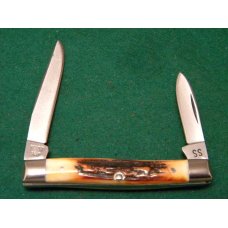 Case XX Stainless USA 5233 SSP 4 Dot (1976) Stag 2 Blade Pen Knife Case XX Stainless USA 5233 SSP 4 Dot (1976) Stag 2 Blade Pen Knife