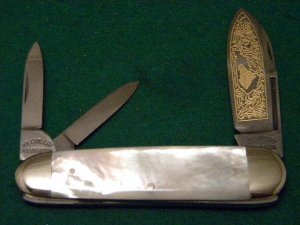 Kentucky Cutlery Association Germany Pearl Whittler Knife - 1st Club Knife