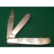 American Blade Collectors Lifetime Pearl Trapper Knife by Parker Japan American Blade Collectors Lifetime Pearl Trapper Knife by Parker Japan