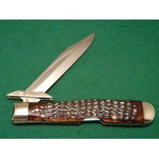 Case XX USA 6 Dot (1974) Bone 6111 1/2 Reddish Bone Lockback Cheetah Style Knife Case XX USA 6 Dot (1974) Bone 6111 1/2 Reddish Bone Lockback Cheetah Style Knife