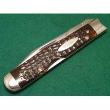 Case XX USA 6 Dot (1974) Bone 6111 1/2 Reddish Bone Lockback Cheetah Style Knife Case XX USA 6 Dot (1974) Bone 6111 1/2 Reddish Bone Lockback Cheetah Style Knife