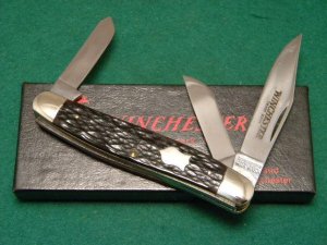 Winchester Trademark USA 1987 Bone 3964 Stockman Knife - NIB