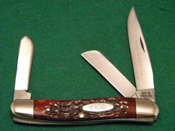 Case XX Stainless USA 1970's Bone 6318 HP SSP Stockman Knife Case XX Stainless USA 1970's Bone 6318 HP SSP Stockman Knife