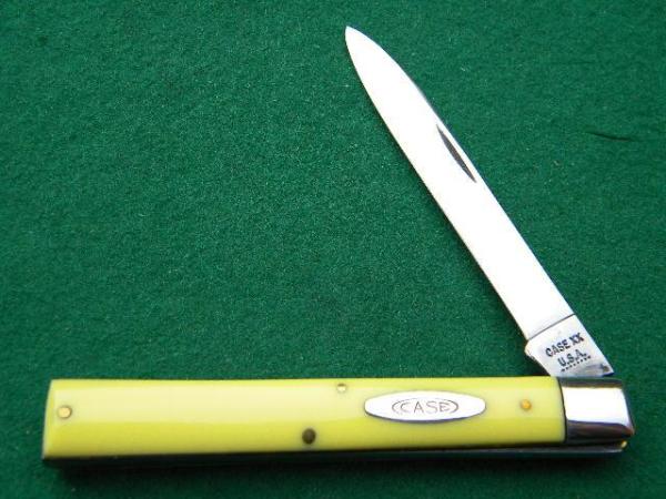 Case XX USA 8 Dot (1972) 3185 Yellow Composition Doctor's Knife Case XX USA 8 Dot (1972) 3185 Yellow Composition Doctor's Knife
