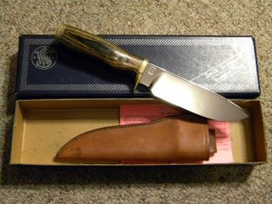 Smith & Wesson USA 6020 Outdoorsman Sheath Knife c.1976