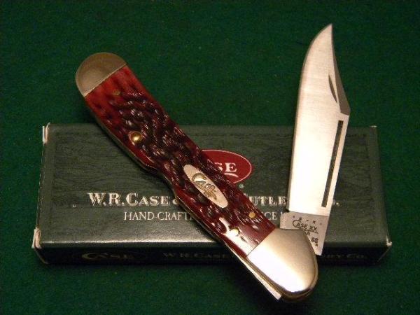 Case XX USA 2000 Red Bone 61549L SS Double Pull Copperlock Knife - SFO - NIB Case XX USA 2000 Red Bone 61549L SS Double Pull Copperlock Knife - SFO - NIB