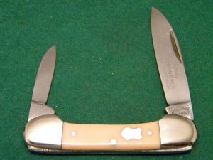 Jim Bowie Premium Quality Hand Made Germany Yellow Mini Canoe Knife