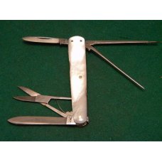 Ibberson (Stan Shaw) Sheffileld England 1976 Pearl 5 Blade Lobster Knife - Mint Ibberson (Stan Shaw) Sheffileld England 1976 Pearl 5 Blade Lobster Knife - Mint