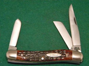Case XX USA 1965-69 Bone First Model Stainless 6318 HP SSP Stockman Knife