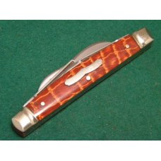 Fight'n Rooster Frank Buster Celebrated Cutlery Germany Crocodile 4 Blade Congress Knife - Rare Fight'n Rooster Frank Buster Celebrated Cutlery Germany Crocodile 4 Blade Congress Knife - Rare