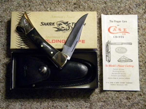 Case XX Stainless USA 6 Dot (1974) Pakawood 7197 L SSP Shark Tooth Lockback Knife - NIB - Rare Case XX Stainless USA 6 Dot (1974) Pakawood 7197 L SSP Shark Tooth Lockback Knife - NIB - Rare