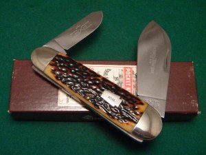 Schatt & Morgan Titusville PA. 2003 Bone 042213 Sunfish Knife 1 of 600 - NIB