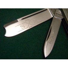 Schatt & Morgan Titusville PA. 1991 Bone 042369 One Arm Razor Barlow Knife - NIB Schatt & Morgan Titusville PA. 1991 Bone 042369 One Arm Razor Barlow Knife - NIB