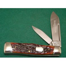 Schatt & Morgan Titusville PA. 2005 Bone 042240 Gunstock 2 Blade Knife 1 of 100 - NIB Schatt & Morgan Titusville PA. 2005 Bone 042240 Gunstock 2 Blade Knife 1 of 100 - NIB