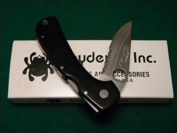 Spyderco Seki Japan G-2 Stainless C18PS Micarta Lockback Knife Design by Wayne Goddard - NIB