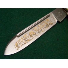 Fight'n Rooster Frank Buster Celebrated Cutlery Germany Pearl Fight'n Rooster Frank Buster Celebrated Cutlery Germany Pearl