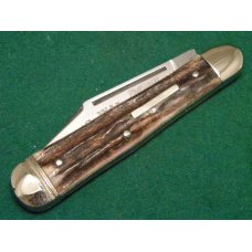 Fight'n Rooster Frank Buster Cutlery Co. Germany Stag Deuces Wild Knife