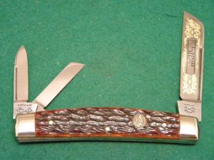 Battle Axe Brand Hickey & Shouse Germany Bone Bluegrass Beauty Congress Whittler Knife