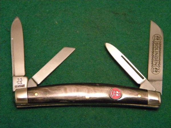 Kissing Crane Robi Klass Solingen Germany KC 1743 Horn Congress Knife Kissing Crane Robi Klass Solingen Germany KC 1743 Horn Congress Knife